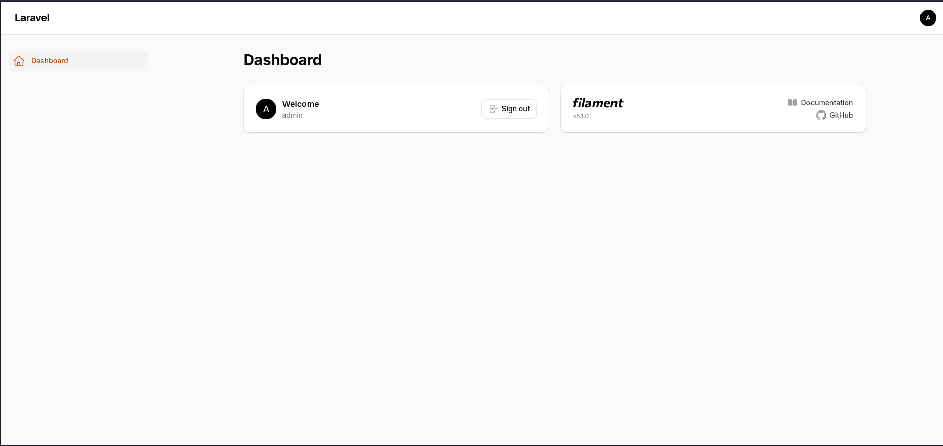 Admin Dashboard